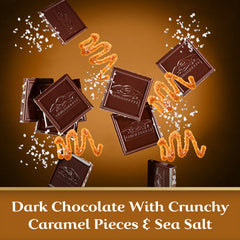 Intense Dark Salted Caramel Dark Chocolate Bar (Case of 12)