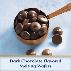 Dark Chocolate Flavored Melting Wafers (Case of 6 Bags)
