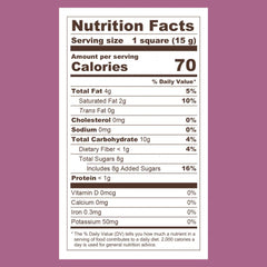 Dark Chocolate Raspberry SQUARES Case Pack (430 ct)