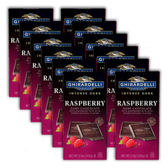 Intense Dark Raspberry Dark Chocolate Bar (Case of 12)