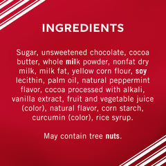 Peppermint Bark &amp; Dark Chocolate SQUARES Case (540 pc)