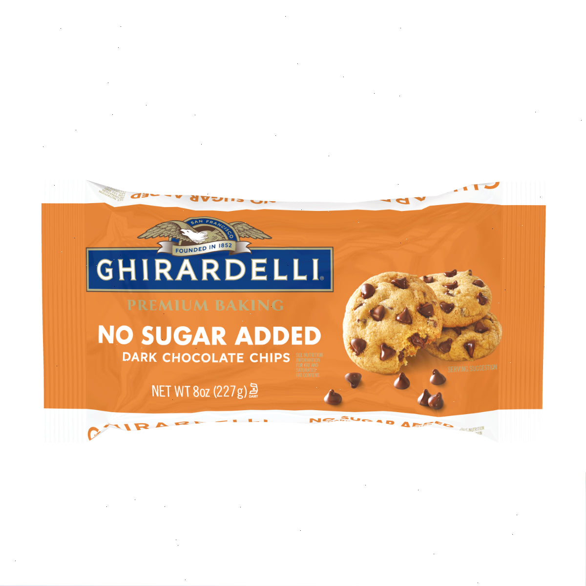 Ghirardelli No Sugar Added Dark Chocolate Chips (Case of 12)