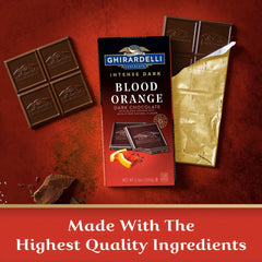 Intense Dark Blood Orange Dark Chocolate Bar (Case of 12)