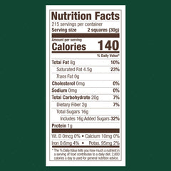 Dark Chocolate Mint SQUARES Case Pack (430 ct)