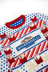 Ghirardelli Peppermint Bark Sweater