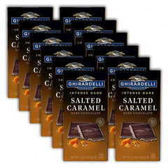 Intense Dark Salted Caramel Dark Chocolate Bar (Case of 12)